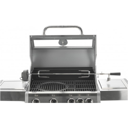 GRILL GAZ. ITAMI 4+1 SS.14,2KW, SZYBA -zdjęcie numer 18