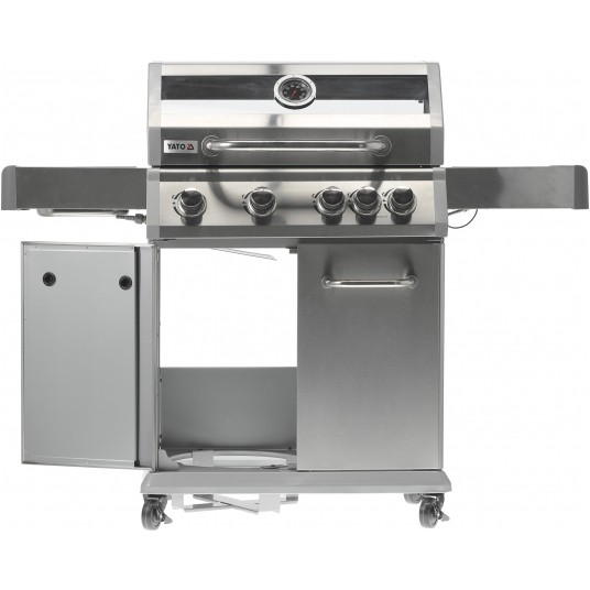 GRILL GAZ. ITAMI 4+1 SS.14,2KW, SZYBA -zdjęcie numer 21