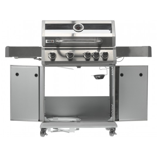 GRILL GAZ. ITAMI 4+1 SS.14,2KW, SZYBA -zdjęcie numer 12