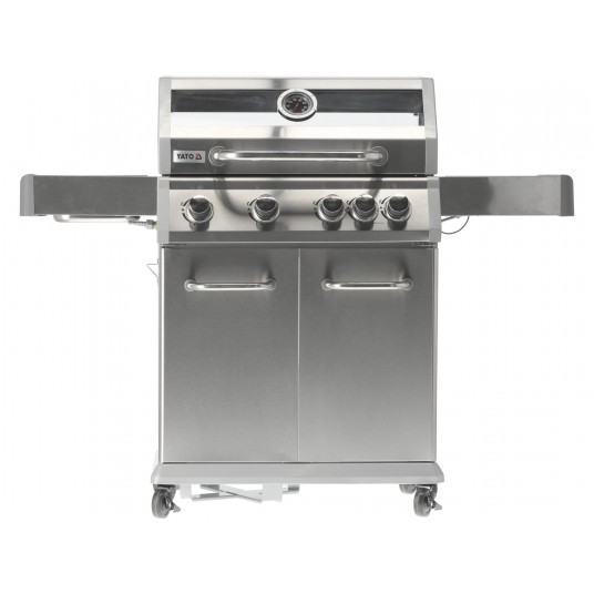 GRILL GAZ. ITAMI 4+1 SS.14,2KW, SZYBA -zdjęcie numer 9