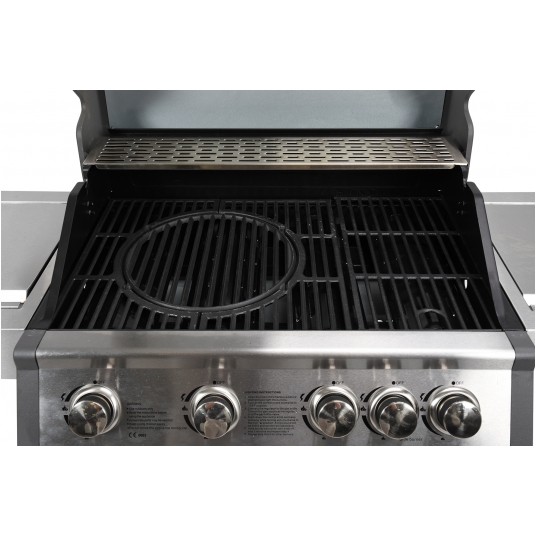 GRILL GAZ. ITAMI 4+1 SS.14,2KW, SZYBA -zdjęcie numer 3