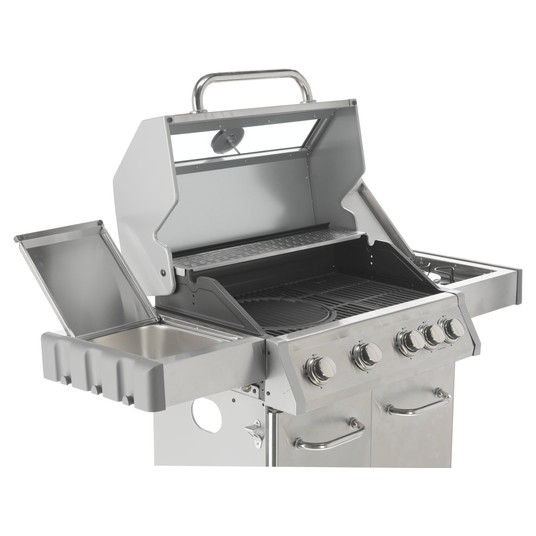 GRILL GAZ. ITAMI 4+1 SS.14,2KW, SZYBA -zdjęcie numer 16