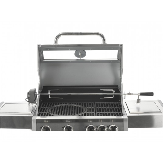 GRILL GAZ. ITAMI 4+1 SS.14,2KW, SZYBA -zdjęcie numer 3