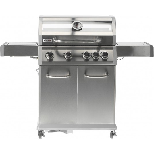 GRILL GAZ. ITAMI 4+1 SS.14,2KW, SZYBA -zdjęcie numer 17