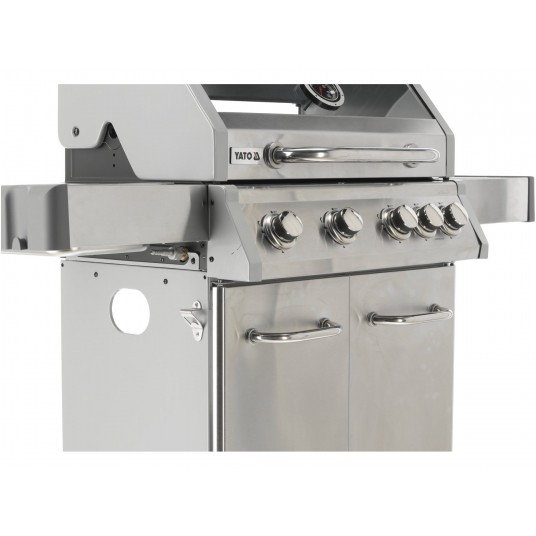 GRILL GAZ. ITAMI 4+1 SS.14,2KW, SZYBA -zdjęcie numer 15