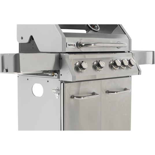 GRILL GAZ. ITAMI 4+1 SS.14,2KW, SZYBA -zdjęcie numer 15