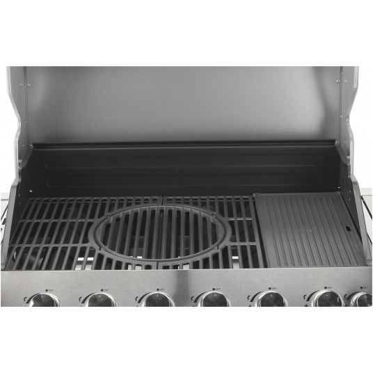 GRILL GAZ. ITAMI 6+1 INOX 20,5KW,Z SZYBĄ -zdjęcie numer 8