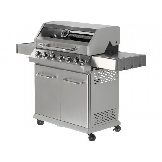 GRILL GAZ. ITAMI 6+1 INOX 20,5KW,Z SZYBĄ -zdjęcie numer 1