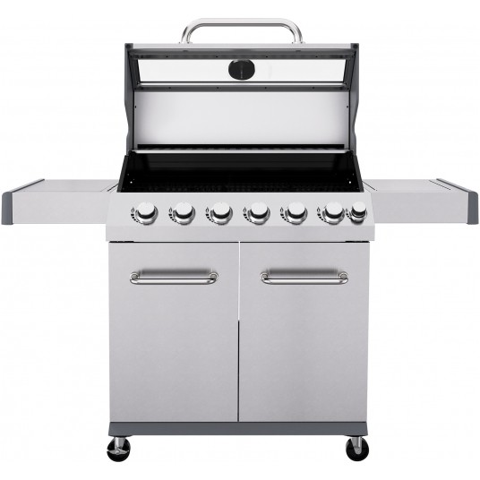 GRILL GAZ. ITAMI 6+1 INOX 20,5KW,Z SZYBĄ -zdjęcie numer 2