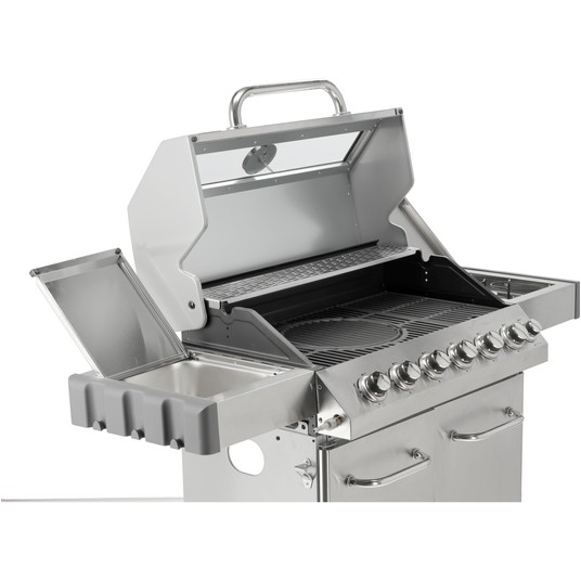 GRILL GAZ. ITAMI 6+1 INOX 20,5KW,Z SZYBĄ -zdjęcie numer 13