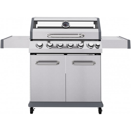 GRILL GAZ. ITAMI 6+1 INOX 20,5KW,Z SZYBĄ -zdjęcie numer 3