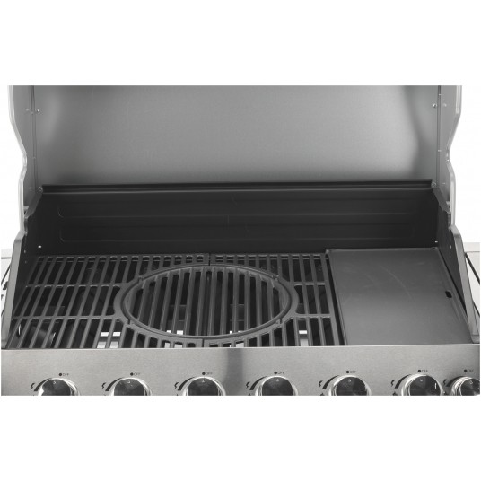 GRILL GAZ. ITAMI 6+1 INOX 20,5KW,Z SZYBĄ -zdjęcie numer 9