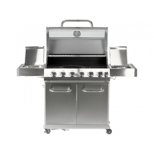 GRILL GAZ. ITAMI 6+1 INOX 20,5KW,Z SZYBĄ -zdjęcie numer 12