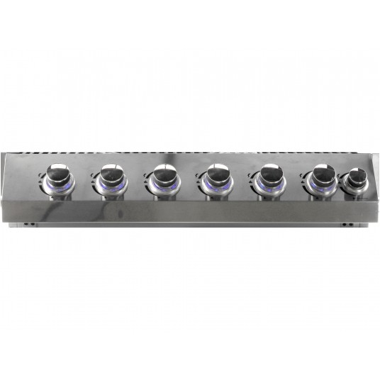 GRILL GAZ. ITAMI 6+1 INOX 20,5KW,Z SZYBĄ -zdjęcie numer 6