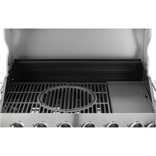 GRILL GAZ. ITAMI 6+1 INOX 20,5KW,Z SZYBĄ -zdjęcie numer 5