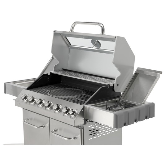 GRILL GAZ. ITAMI 6+1 INOX 20,5KW,Z SZYBĄ -zdjęcie numer 14