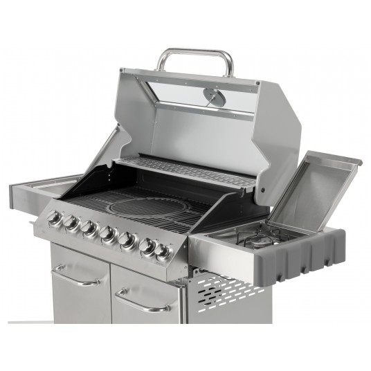 GRILL GAZ. ITAMI 6+1 INOX 20,5KW,Z SZYBĄ -zdjęcie numer 14