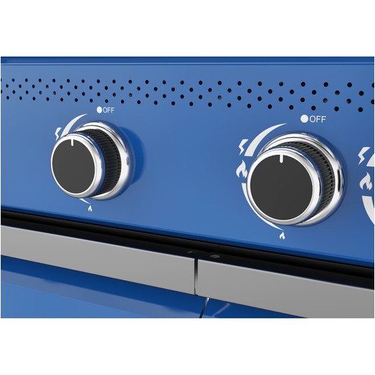 GRILL GAZ. OKAYA 4+1, 14,2KW, NIEBIESKI -zdjęcie numer 13