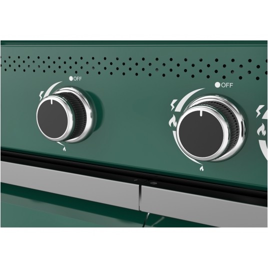 GRILL GAZ. OKAYA 4+1, 14,2KW, ZIELONY -zdjęcie numer 13