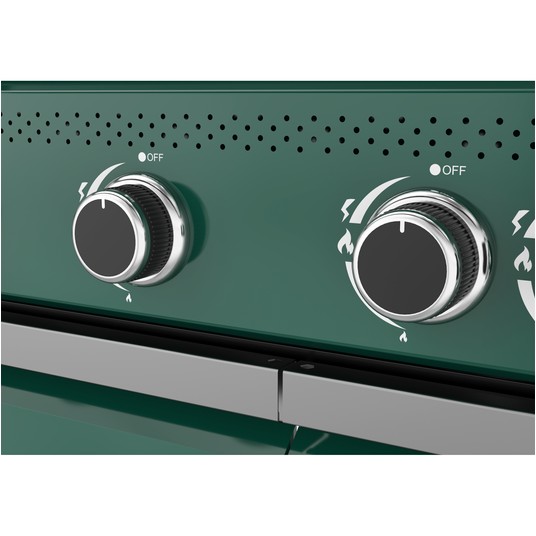 GRILL GAZ. OKAYA 4+1, 14,2KW, ZIELONY -zdjęcie numer 13