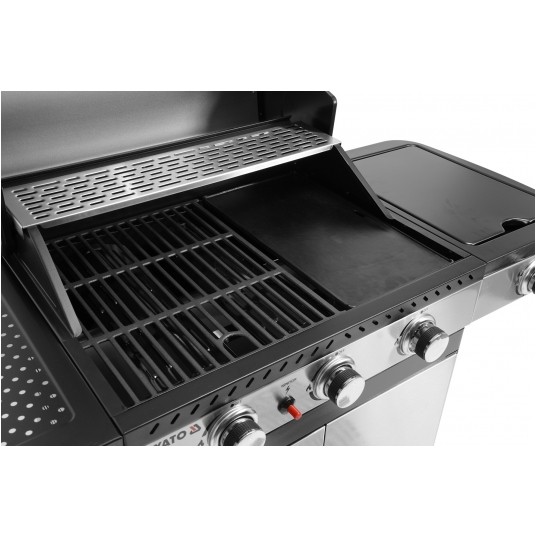 GRILL GAZOWY 3+1 STAL NIERDZEWNA 11,2KW -zdjęcie numer 23
