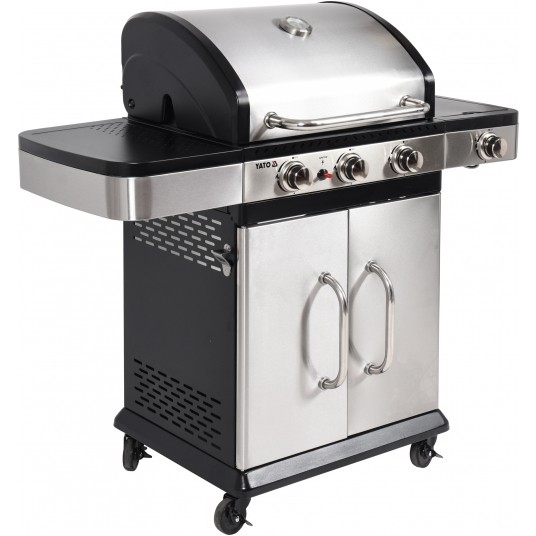 GRILL GAZOWY 3+1 STAL NIERDZEWNA 11,2KW -zdjęcie numer 33