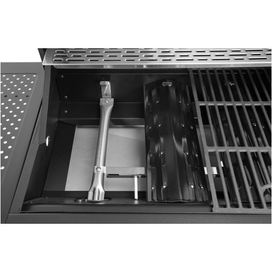 GRILL GAZOWY 3+1 STAL NIERDZEWNA 11,2KW -zdjęcie numer 8