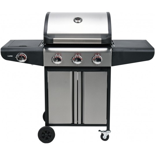 GRILL GAZOWY 3+1 STAL NIERDZEWNA 12,8 KW -zdjęcie numer 1