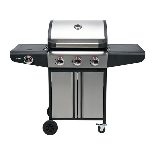 GRILL GAZOWY 3+1 STAL NIERDZEWNA 12,8 KW -zdjęcie numer 1