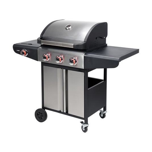 GRILL GAZOWY 3+1 STAL NIERDZEWNA 12,8 KW -zdjęcie numer 3