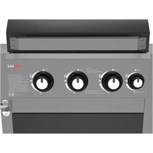 GRILL GAZOWY 3+1 ŻELIW RUSZT, 11,5KW -zdjęcie numer 5