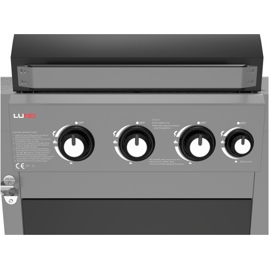GRILL GAZOWY 3+1 ŻELIW RUSZT, 11,5KW -zdjęcie numer 5