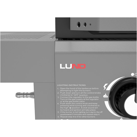 GRILL GAZOWY 3+1 ŻELIW RUSZT, 11,5KW -zdjęcie numer 2