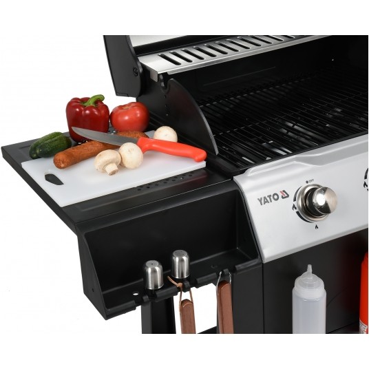 GRILL GAZOWY 3 PALNIKI; 9KW; LED -zdjęcie numer 11