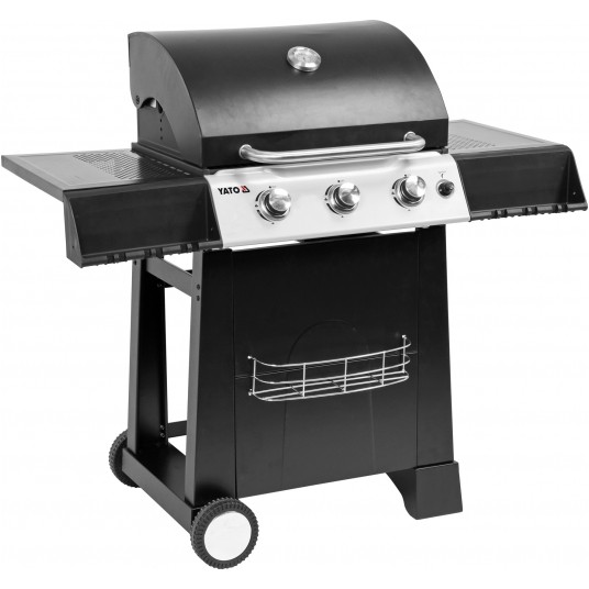 GRILL GAZOWY 3 PALNIKI; 9KW; LED -zdjęcie numer 1