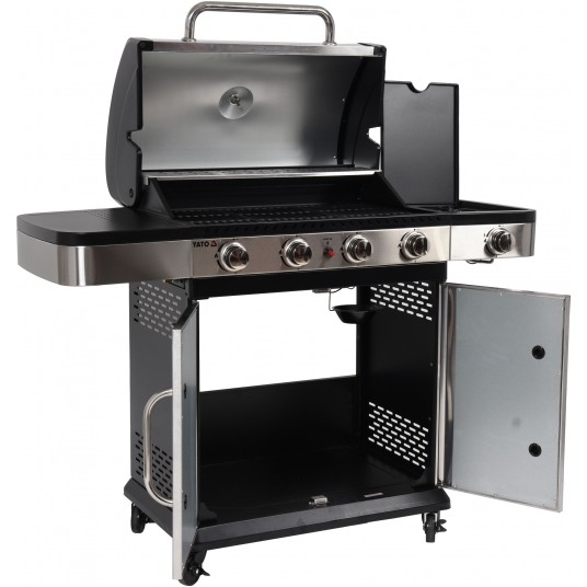 GRILL GAZOWY 4+1 STAL NIERDZEWNA 14,2KW -zdjęcie numer 6