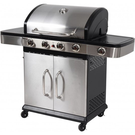 GRILL GAZOWY 4+1 STAL NIERDZEWNA 14,2KW -zdjęcie numer 4