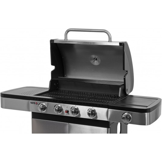 GRILL GAZOWY 4+1 STAL NIERDZEWNA 14,2KW -zdjęcie numer 2