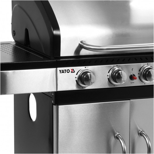 GRILL GAZOWY 4+1 STAL NIERDZEWNA 14,2KW -zdjęcie numer 9