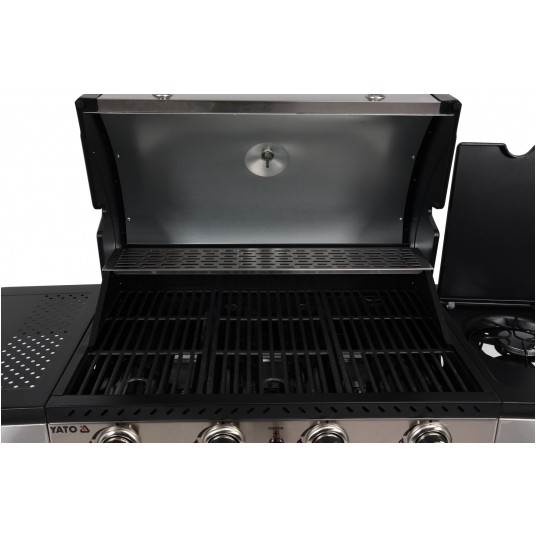 GRILL GAZOWY 4+1 STAL NIERDZEWNA 14,2KW -zdjęcie numer 19