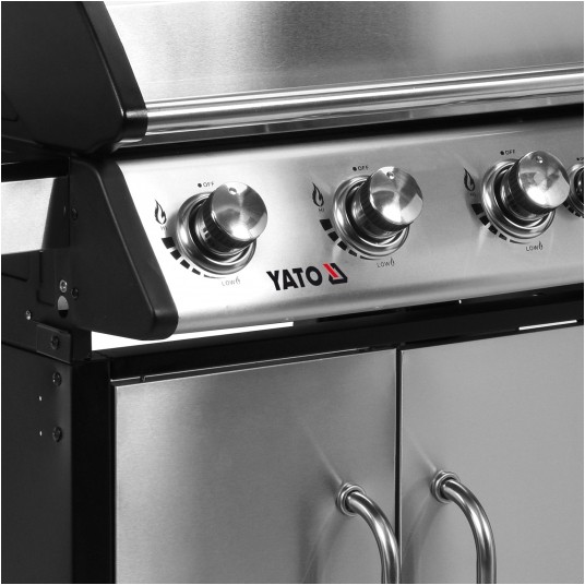 GRILL GAZOWY 4+1 STAL NIERDZEWNA 16KW -zdjęcie numer 8