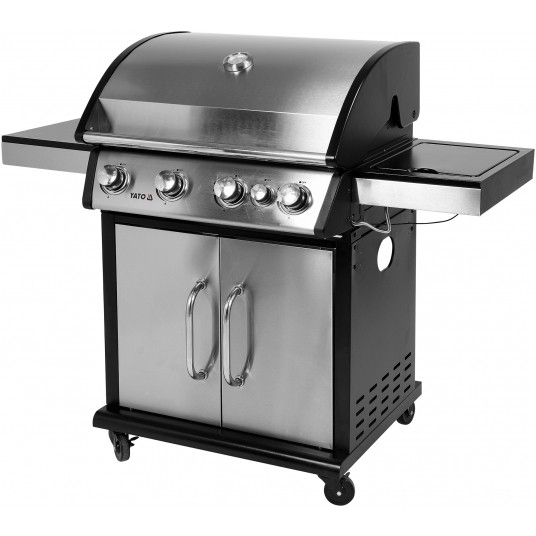 GRILL GAZOWY 4+1 STAL NIERDZEWNA 16KW -zdjęcie numer 1