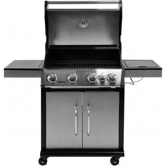 GRILL GAZOWY 4+1 STAL NIERDZEWNA 16KW -zdjęcie numer 4