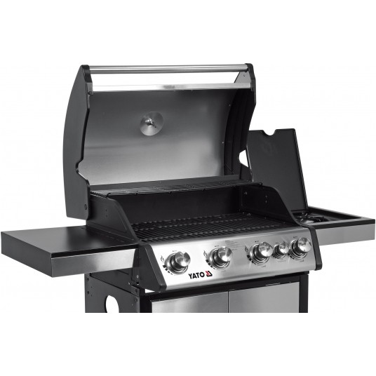 GRILL GAZOWY 4+1 STAL NIERDZEWNA 16KW -zdjęcie numer 3