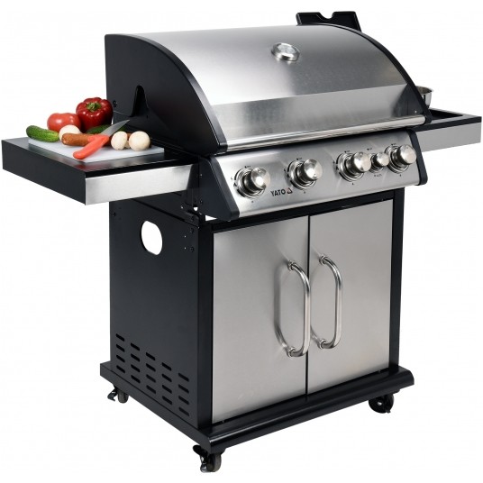 GRILL GAZOWY 4+1 STAL NIERDZEWNA 16KW -zdjęcie numer 11