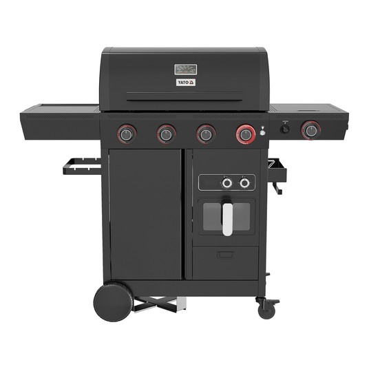 GRILL GAZOWY 4+1 Z FRYTK. BEZTŁ,16KW -zdjęcie numer 1