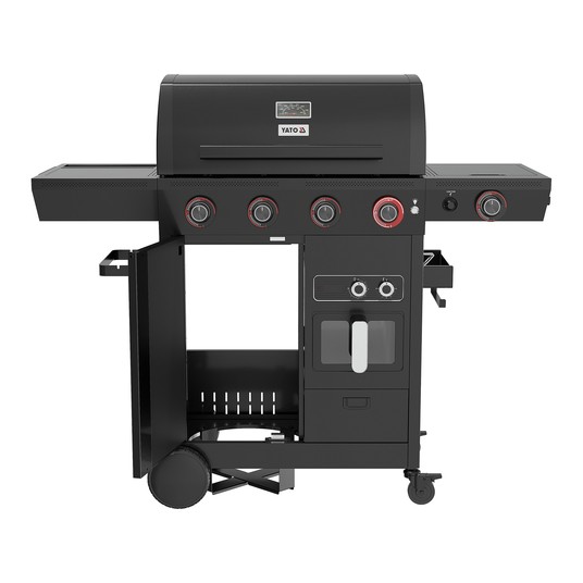 GRILL GAZOWY 4+1 Z FRYTK. BEZTŁ,16KW -zdjęcie numer 9
