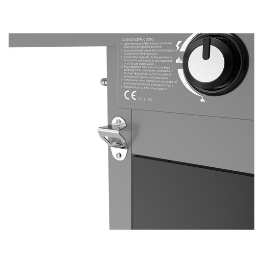GRILL GAZOWY 5+1 ŻELIW RUSZT, 17,5KW -zdjęcie numer 6