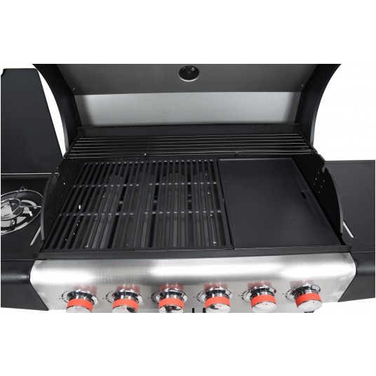 GRILL GAZOWY 6+1 STAL NIERDZEWNA 18,2KW -zdjęcie numer 7