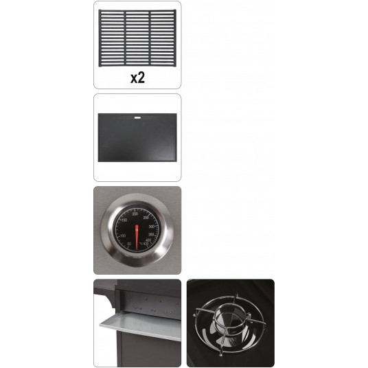 GRILL GAZOWY 6+1 STAL NIERDZEWNA 18,2KW -zdjęcie numer 16